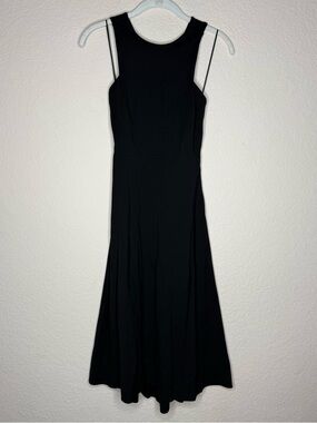 Dorothee Schumacher‎ Black Criss Cross Back Midi Dress